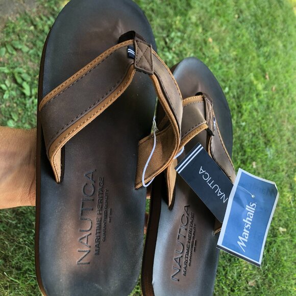 Marshalls Nautica Sandals Adain Brown Style # JN5871 Color Brown US Size 9 main image 9